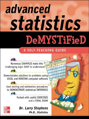 cover image of Advanced Statistics Demystified